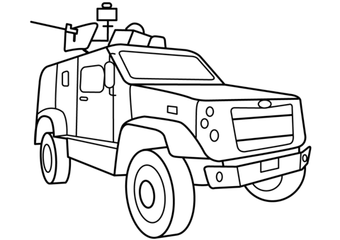 Oshkosh M Atv Vehicle Coloring Page